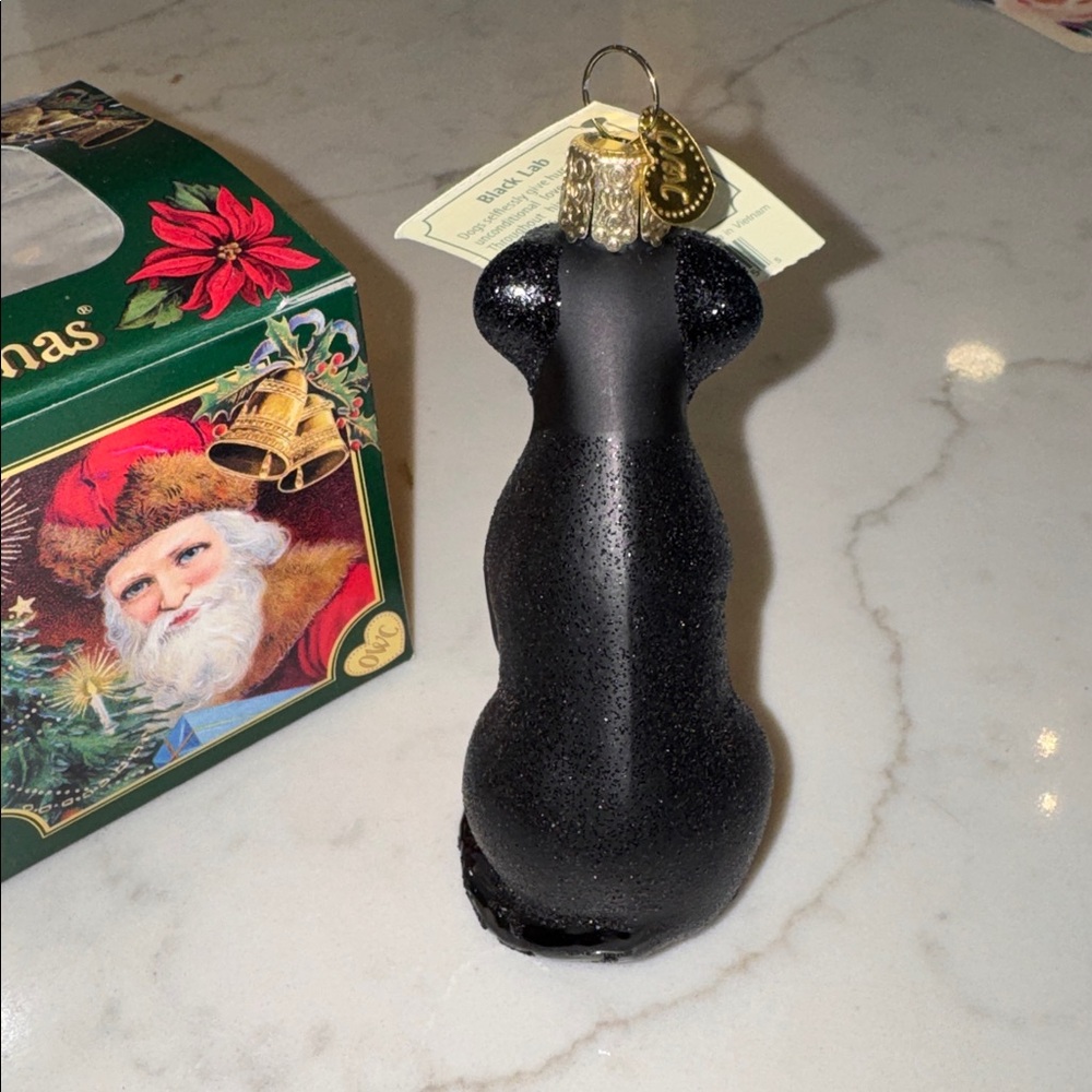Old World Christmas Black Labrador Christmas Ornament - Picture 3 of 9